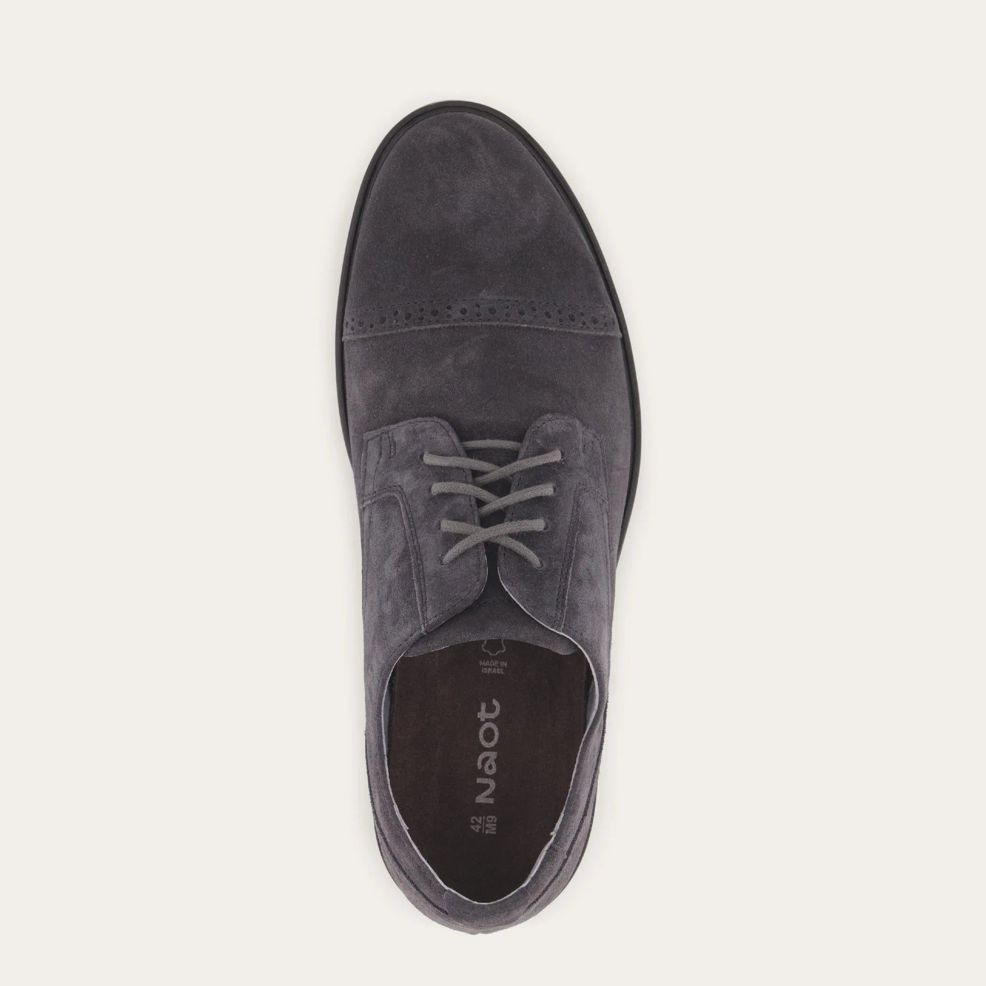 Naot Bondos Oxford Lace Up - Charcoal | Comfortable Shoes  display picture 1