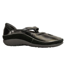 Naot Matai Mary Jane - Black Madras Leather/Black Suede Leather