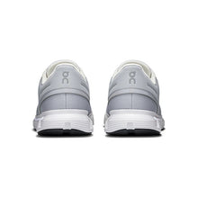 Pair of gray athletic sneakers