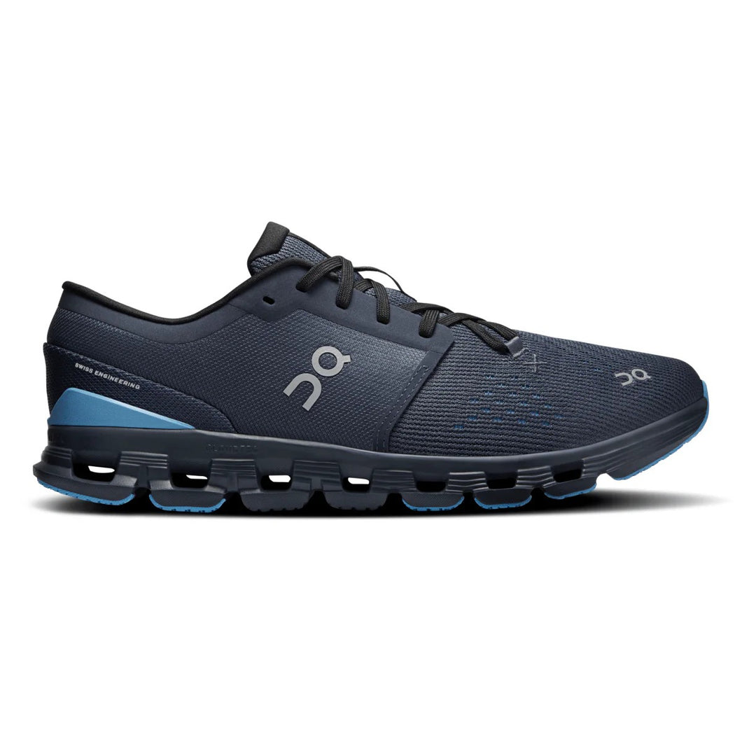 エ*ー様 On Cloud スニーカー ネイビー On Running Men's Cloud X 4 Running Shoe - Navy/Gourami