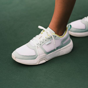 OluKai Women's 'Anau Pickleball Shoe - White/Pale Mint 