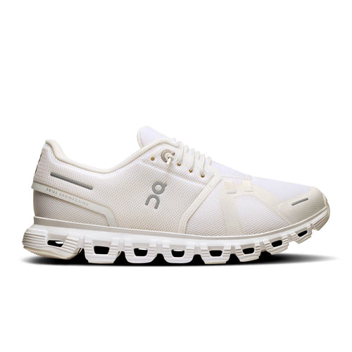 On Running Cloud 6 Running Shoe - White / White
