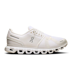 On Running Cloud 6 Running Shoe - White / White