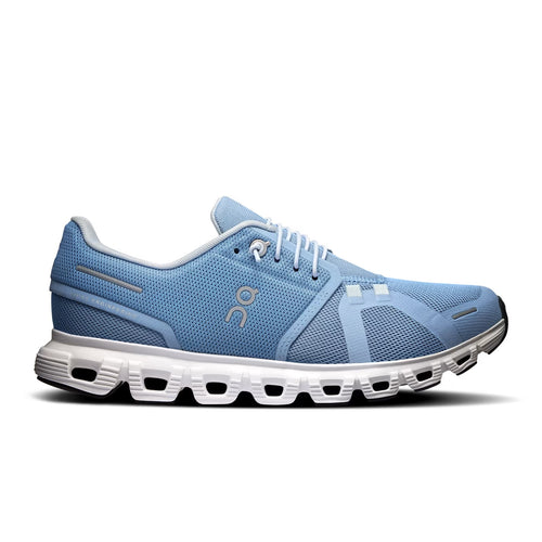 On Running Women's Cloud 6 Sneaker- Chambray/White