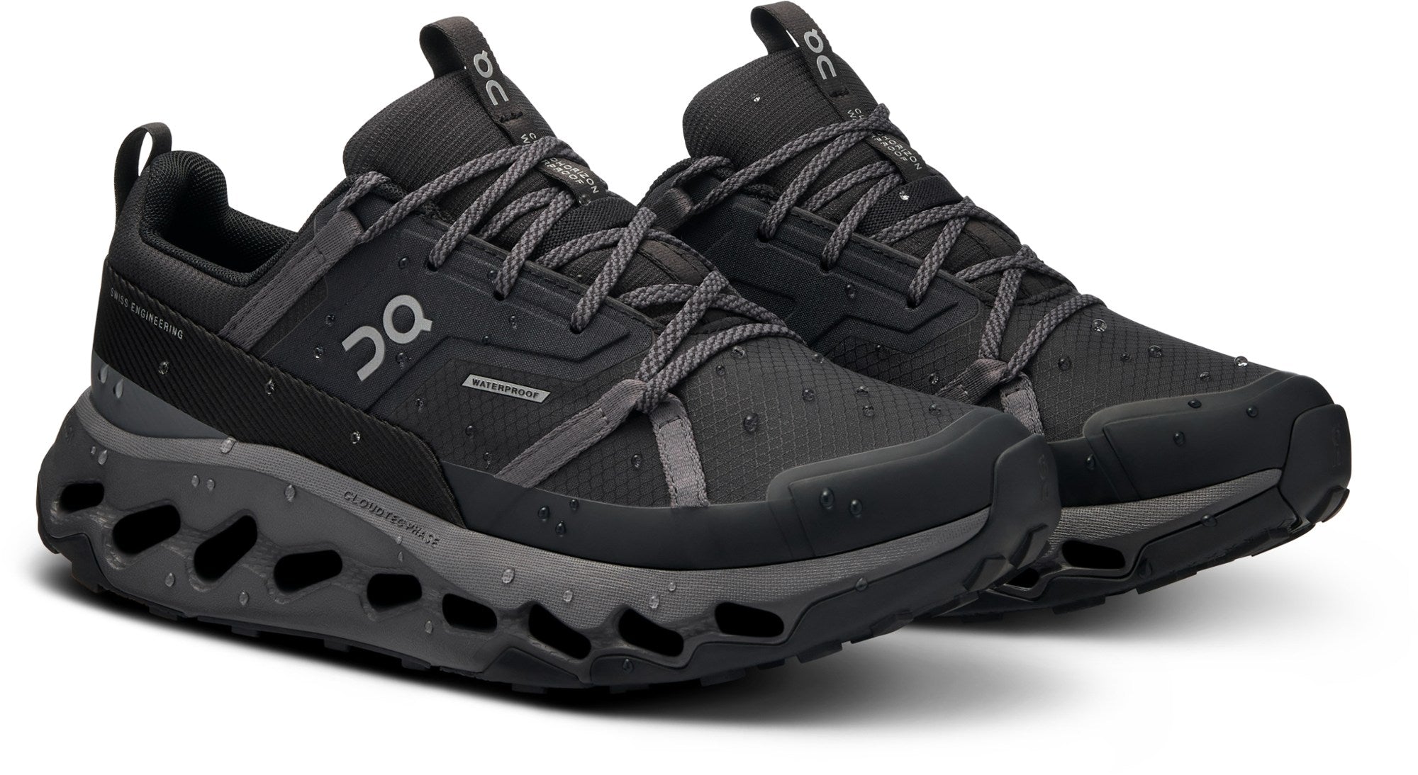 On Running Women's Cloudhorizon WP Hiking Shoe - Black