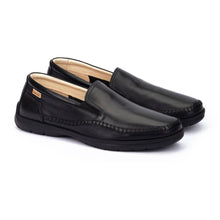 Pair of black loafers 