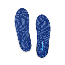 Pair of blue insoles 