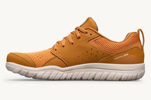 Lems Primal Zen minimalist shoe in Nugget orange inside profile view 