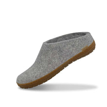 Glerups Unisex Slip-On With Natural Rubber Sole - Grey