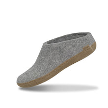 Glerups Unisex Slip-On With Leather Sole - Grey
