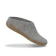 Glerups Unisex Slip-On With Leather Sole - Grey