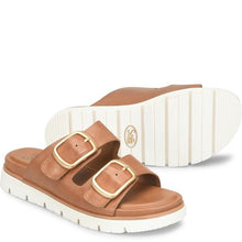 comfortable walking sandal tan 