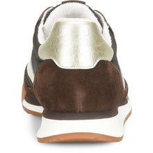 Brown and metallic sneaker 