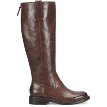 Women's tall brown leather boot