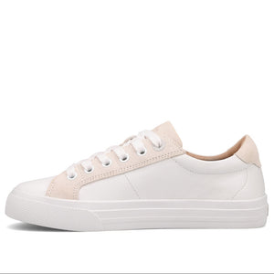 Taos Heart & Soul Lux Sneaker - White/Ice Suede