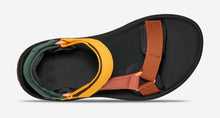 Black sandal with colorful straps 