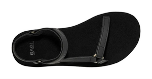 Teva Original Universal Slim Leather Sandal - Black / Tan