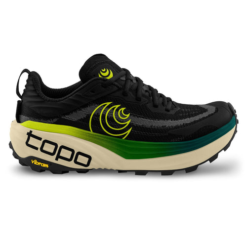 Topo Athletic Vista Trail Shoe - Black/Lime