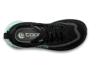 Topo Athletic Vista Trail Shoe - Black/Mint