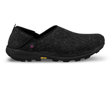 Dark gray slip-on shoe with Vibram sole 