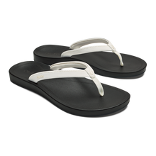 OluKai 'Uiki Sandal - Bright White/Lava Rock