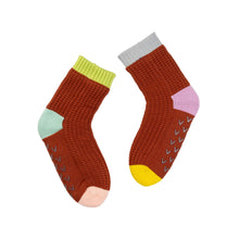 Verloop Spot Knit House Sock - Rust