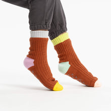 Verloop Spot Knit House Sock - Rust