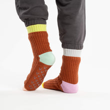Verloop Spot Knit House Sock - Rust