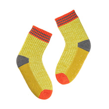 Verloop Varsity Knit House Sock - Olive