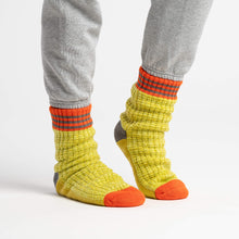 Verloop Varsity Knit House Sock - Olive