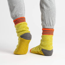 Verloop Varsity Knit House Sock - Olive
