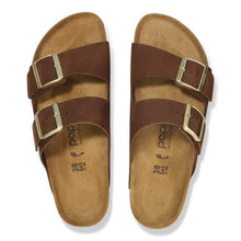 brown sandal with gold buckle - cork 