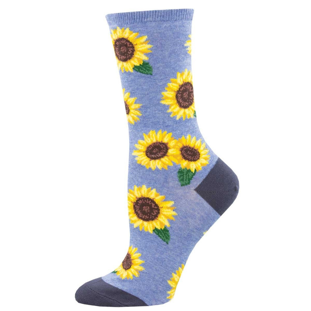 Socksmith More Blooming Socks - Blue Heather