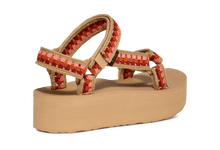 Tan sandal with crochet straps 