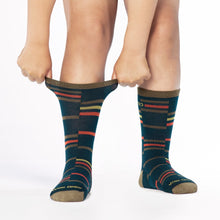 Wide Open Men's Crossroad Cushioned Crew Socks - Navy