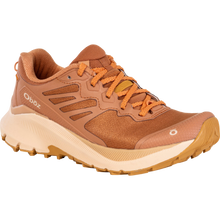 Womens Oboz Katabatic Wind Low Fast Hiking Shoe Orange Fox Side Angle 