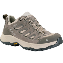 Oboz Womens Sawtooth Ascent Low Waterproof Low Hiking Shoe Waterproof Rockfall Side Angle 