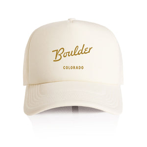 Endless August Supply Co.  Boulder Trucker Hat - Ecru