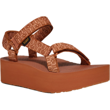 Teva Flatform Universal Sandal - Crafted Floral Vintage Brown
