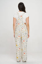 MUSHROOM MEADOW PRINT OVERALLS: M