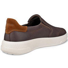 Ecco Move Slip-On Sneaker Coffee/Camel back view 