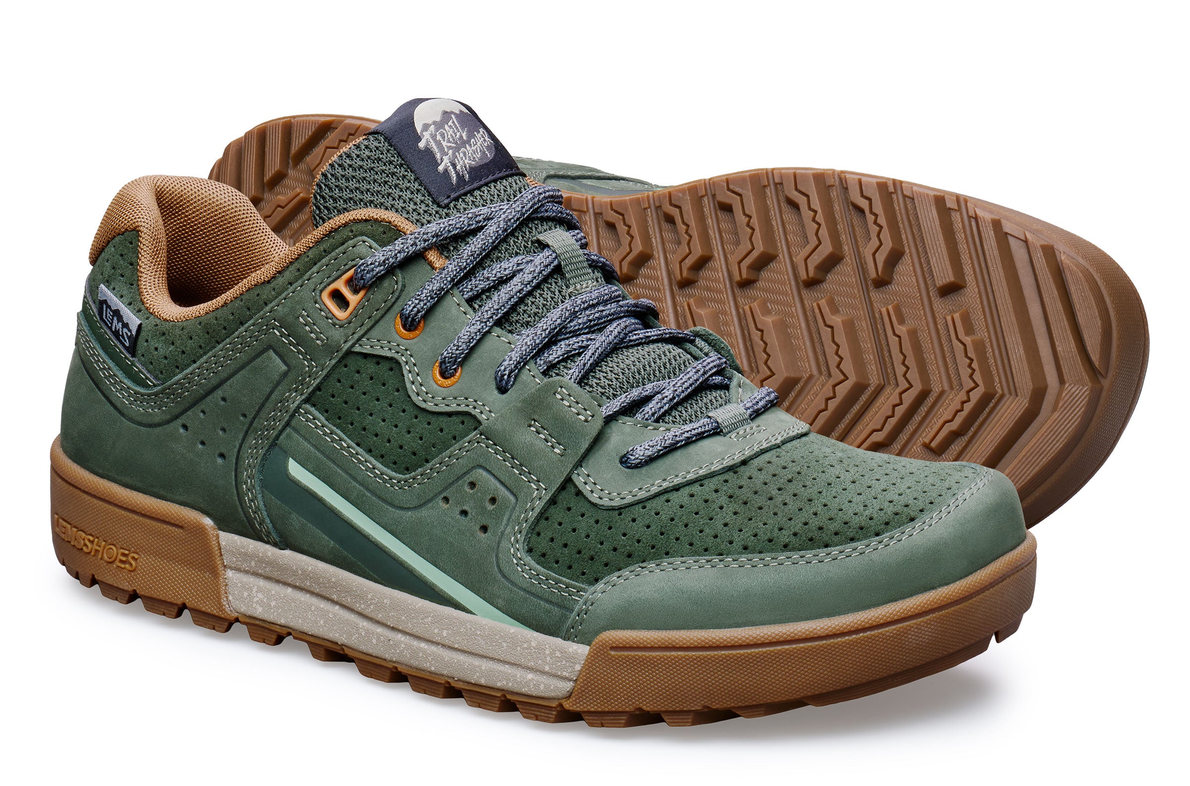 Lems Unisex Trail Thrasher Trail Sneaker - Moss | Comfortable