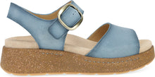 Dansko Bianca Sandal - Blue Burnished Suede Profile 