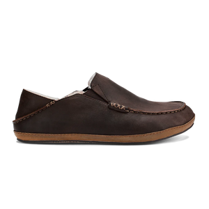 OluKai Moloa Slipper - Dark Wood / Dark Wood