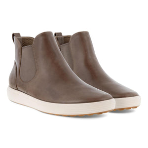 Ecco Soft 7 Chelsea Boot - Taupe