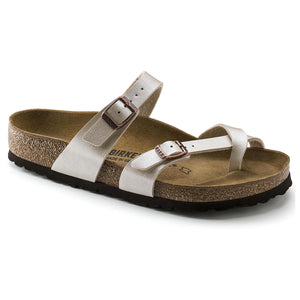 Birkenstock Mayari Sandal - Graceful Pearl White Birko-Flor