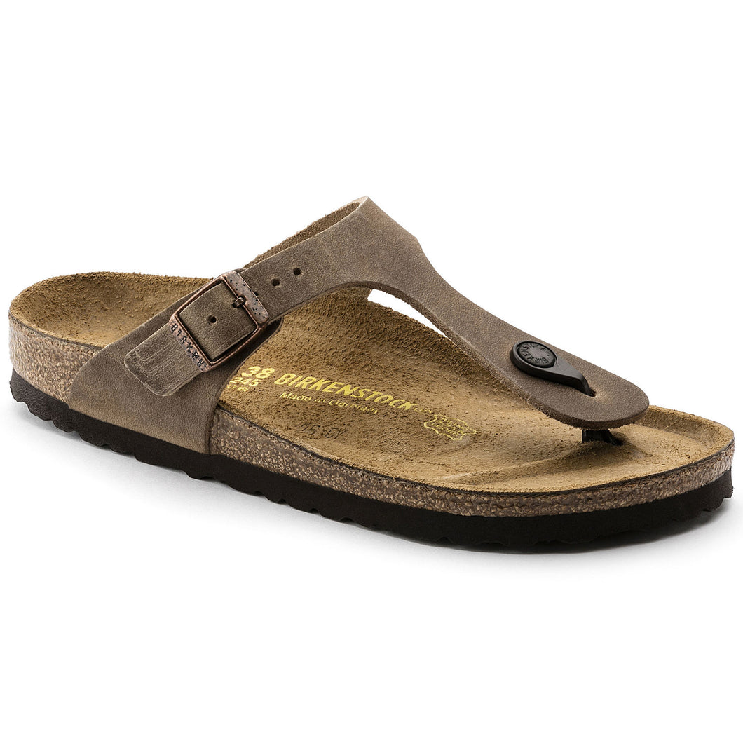 Birkenstock Gizeh Leather Sandal - Tobacco Oiled Leather