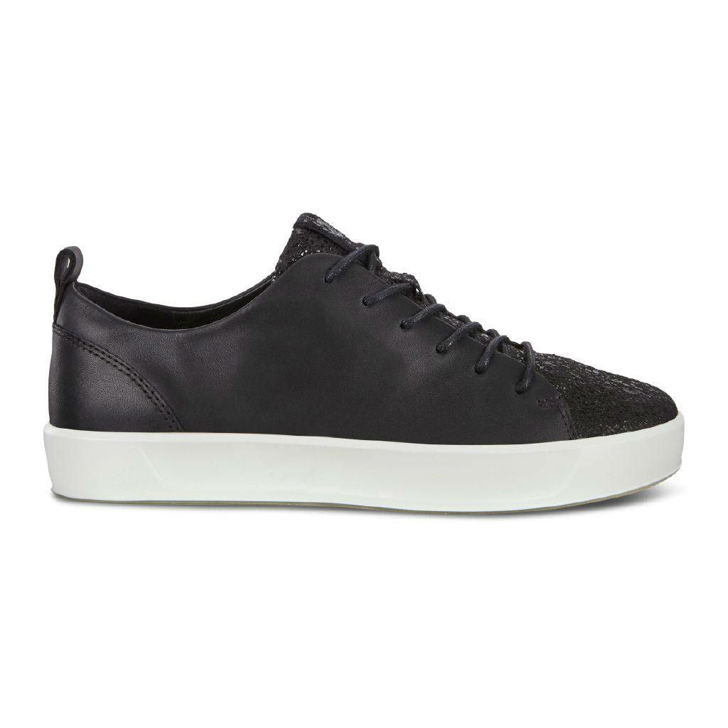 Gensidig sti ustabil Ecco Soft 8 Sneaker - Black / Black | Comfortable Shoes – Pedestrian Shops