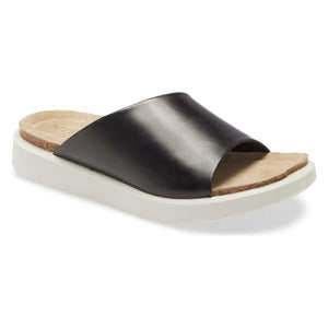 Ecco Corksphere Slide Sandal - Black