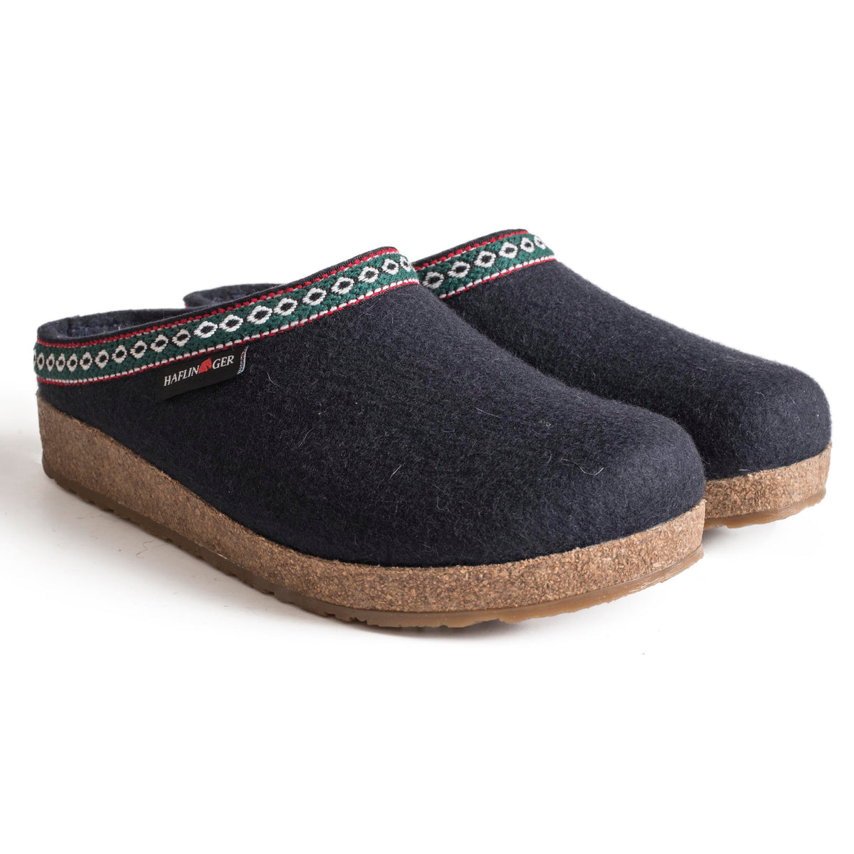 Haflinger GZ Wool Clog - Blue – Pedestrian Shops